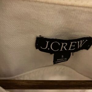 White J.Crew Denim Jacket